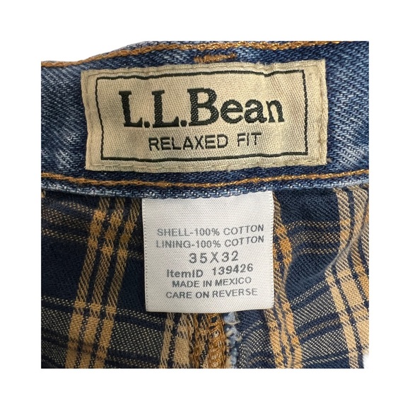 Men's Double L Jeans, Relaxed Fit, Flannel-Lined - Picture 5 of 6